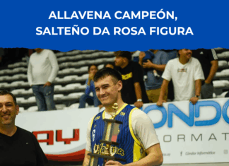 ALLAVENA CAMPEÓN, SALTEÑO DA ROSA FIGURA