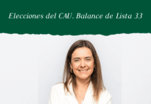 Elecciones del CAU. Balance de Lista 33