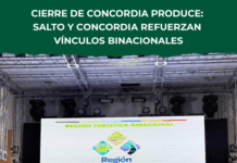 Salto y Concordia refuerzan vínculos binacionales en el cierre de “Concordia Produce”