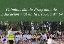 Culminaciรณn de Programa de Educaciรณn Vial en la Escuela Nยบ 64