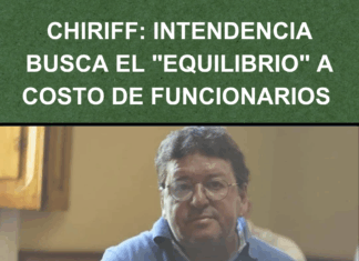 Chiriff sostiene que la Intendencia busca el «equilibrio» a costo de funcionarios