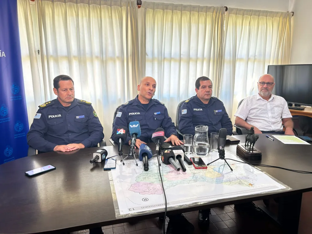 Crio. Fabián Severo, Jefe de Policía de Salto / Foto: Vicente Massarino