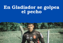 En Gladiador se golpea el pecho