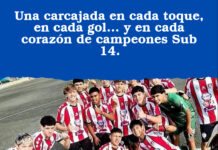 Una carcajada en cada toque, en cada gol… y en cada corazón de campeones Sub 14.