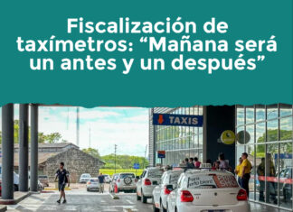 Fiscalización de taxímetros: “Mañana será un antes y un después”