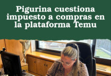 Pigurina cuestiona impuesto a compras en la plataforma Temu