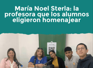 María Noel Sterla: la profesora que los alumnos eligieron homenajear