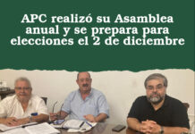 APC realizó su Asamblea anual y se prepara para elecciones el 2 de diciembre