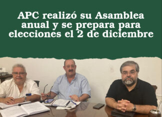 APC realizó su Asamblea anual y se prepara para elecciones el 2 de diciembre