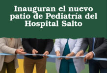 Inauguran el nuevo patio de Pediatría del Hospital Salto