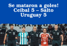 Se mataron a goles! Ceibal 5 – Salto Uruguay 5