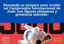 Paysandú se prepara para recibir un Campeonato Internacional de Judo con figuras olímpicas y presencia salteñas.