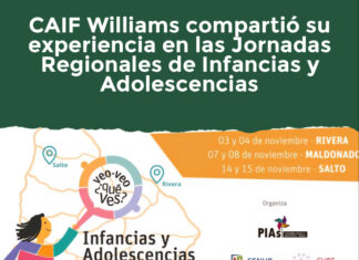 CAIF Williams compartió su experiencia en las Jornadas Regionales de Infancias y Adolescencias