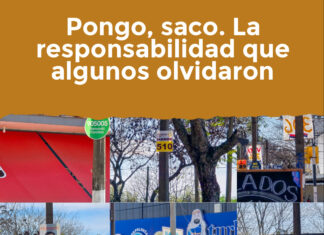 Pongo, saco. La responsabilidad que algunos olvidaron