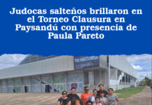 Judocas salteños brillaron en el Torneo Clausura en Paysandú con presencia de Paula Pareto