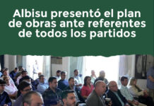 Albisu presentó el plan de obras ante referentes de todos los partidos