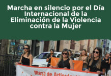 Marcha en silencio por el Día Internacional de la Eliminación de la Violencia contra la Mujer