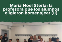 María Noel Sterla: la profesora que los alumnos eligieron homenajear (II)