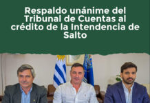 Respaldo unánime del Tribunal de Cuentas al crédito de la Intendencia de Salto TCR avala por unanimidad el financiamiento solicitado por Salto