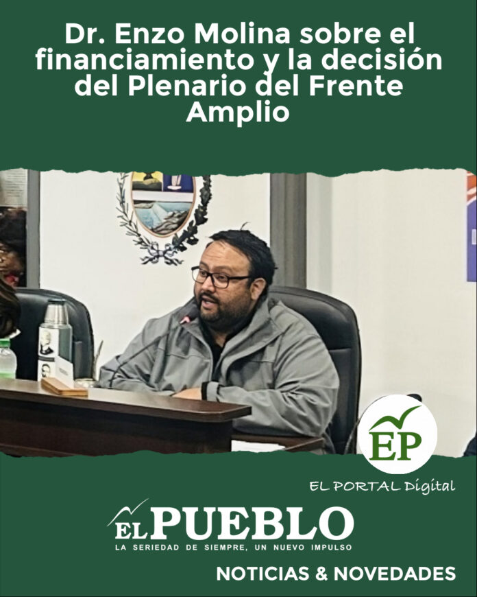 Dr. Enzo Molina, presidente de la Junta Departamental de Salto 2025