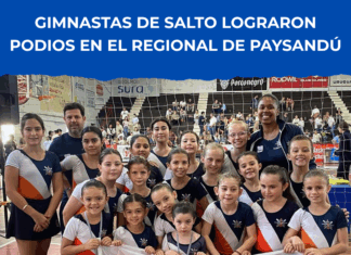 Gimnastas de Salto lograron podios en el Regional de Paysandú