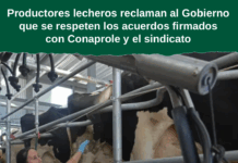 Productores lecheros reclaman al Gobierno que se respeten los acuerdos firmados con Conaprole y el sindicato
