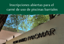Inscripciones abiertas para el carné de uso de piscinas barriales