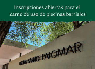 Inscripciones abiertas para el carné de uso de piscinas barriales