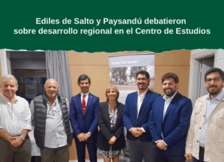 Ediles de Salto y Paysandú debatieron sobre desarrollo regional en el Centro de Estudios