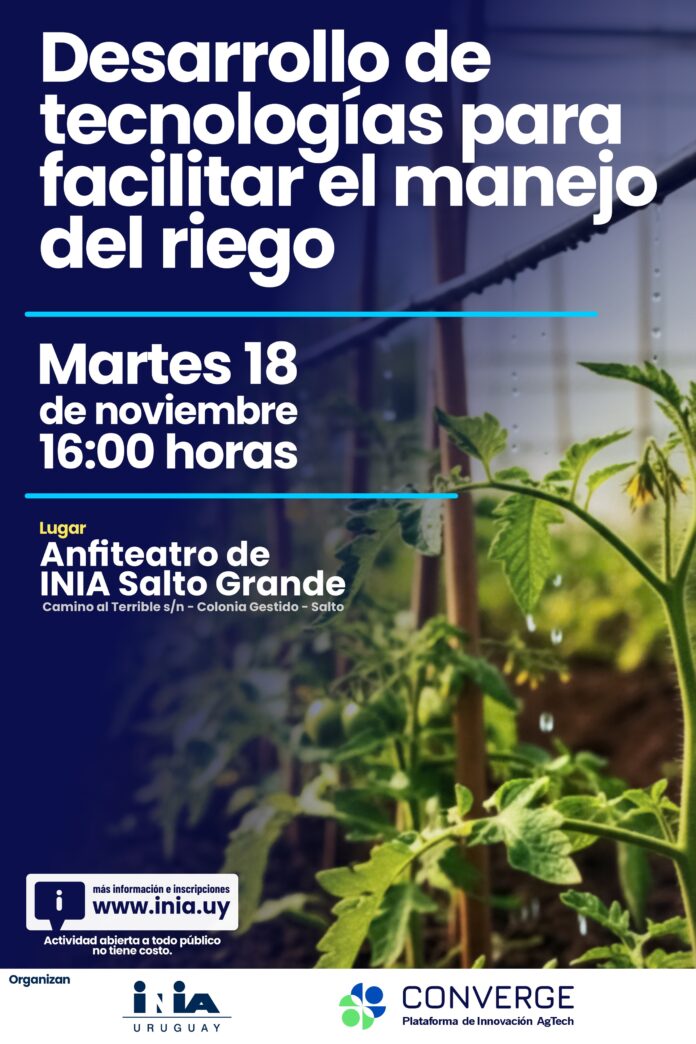 Desarrollo de Tec. para facilitar el manejo del riego