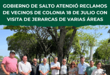 Gobierno de Salto atendió reclamos en Colonia 18 de Julio y planifica mejoras integrales