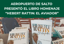 Homenaje en Salto: presentan el libro “Hebert Rattin: El Aviador”