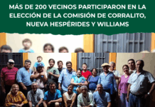 Participación masiva en la elección de la Comisión Vecinal de Corralito, Nueva Hespérides y Williams