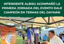 Albisu acompañó la apertura de “Dale Campeón” en Termas del Daymán