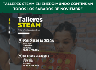 Talleres STEAM en Energimundo durante noviembre: ciencia y energía para toda la familia