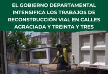 La Intendencia acelera la reconstrucción vial en Agraciada y Treinta y Tres