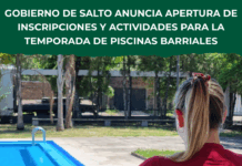 Salto abre inscripciones para piscinas barriales: actividades, natación y novedades del verano