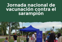 Jornada nacional de vacunación contra el sarampión
