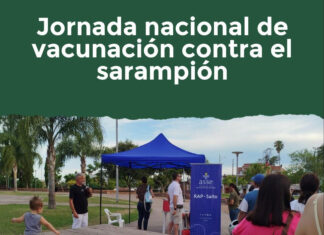 Jornada nacional de vacunación contra el sarampión