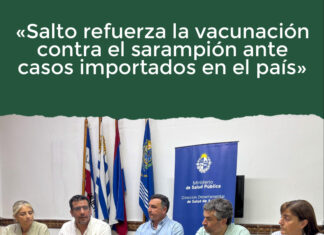 «Salto refuerza la vacunación contra el sarampión ante casos importados en el país»