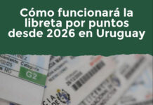 ¿Cómo funcionará la libreta por puntos desde 2026 en Uruguay?