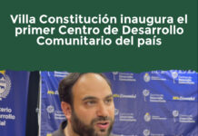 Villa Constitución inaugura el primer Centro de Desarrollo Comunitario del país
