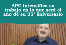 APC intensifica su trabajo en lo que será el año de su 35° aniversario