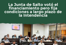 La Junta de Salto votó el financiamiento pero fija condiciones a largo plazo de la Intendencia