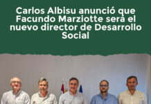 Carlos Albisu anunció que Facundo Marziotte será el nuevo director de Desarrollo Social