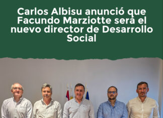 Carlos Albisu anunció que Facundo Marziotte será el nuevo director de Desarrollo Social
