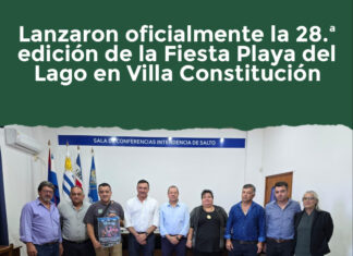 Lanzaron oficialmente la 28.ª edición de la Fiesta Playa del Lago en Villa Constitución