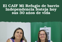 El CAIF Mi Refugio de barrio Independencia festeja hoy sus 30 años de vida