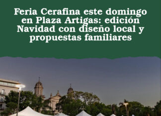Feria Cerafina este domingo en Plaza Artigas: edición Navidad con diseño local y propuestas familiares