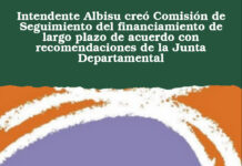 Intendente Albisu creó Comisión de Seguimiento del financiamiento de largo plazo de acuerdo con recomendaciones de la Junta Departamental